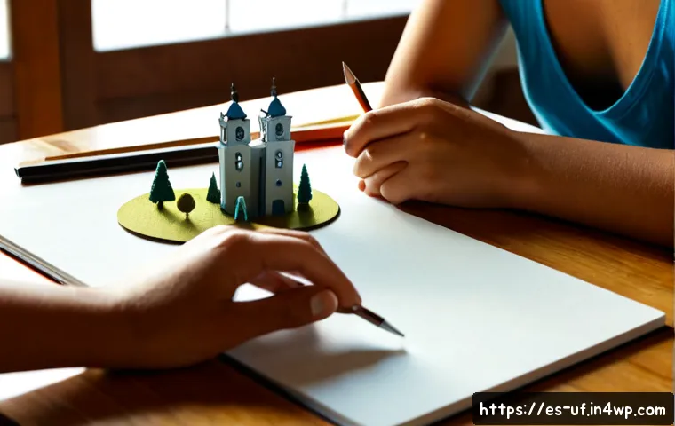 Home 17 제약 기반 창의성 훈련 방법 - Photorealistic creative constraint exercise in a sunlit Spanish design studio, young adult woman usi...